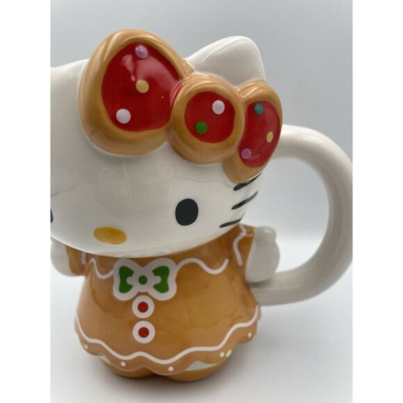 NEW Hello Kitty Sanrio Christmas GINGERBREAD MUG 2024 - Picture 2 of 8